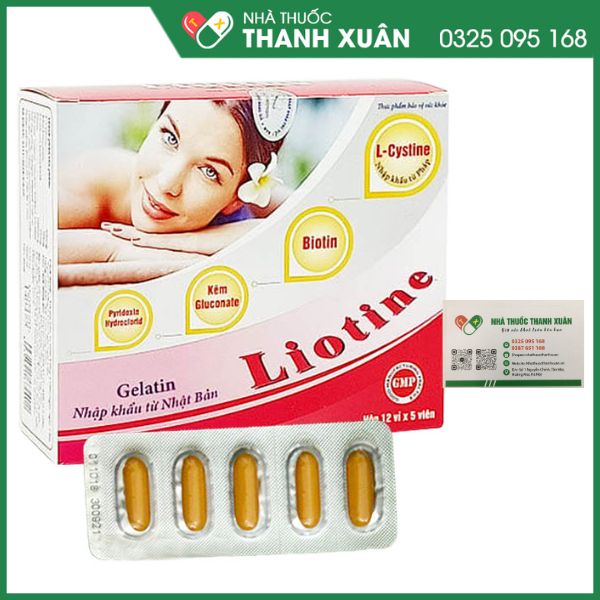 Liotine - Viên uống kích thích mọc tóc, giúp tóc bóng mượt